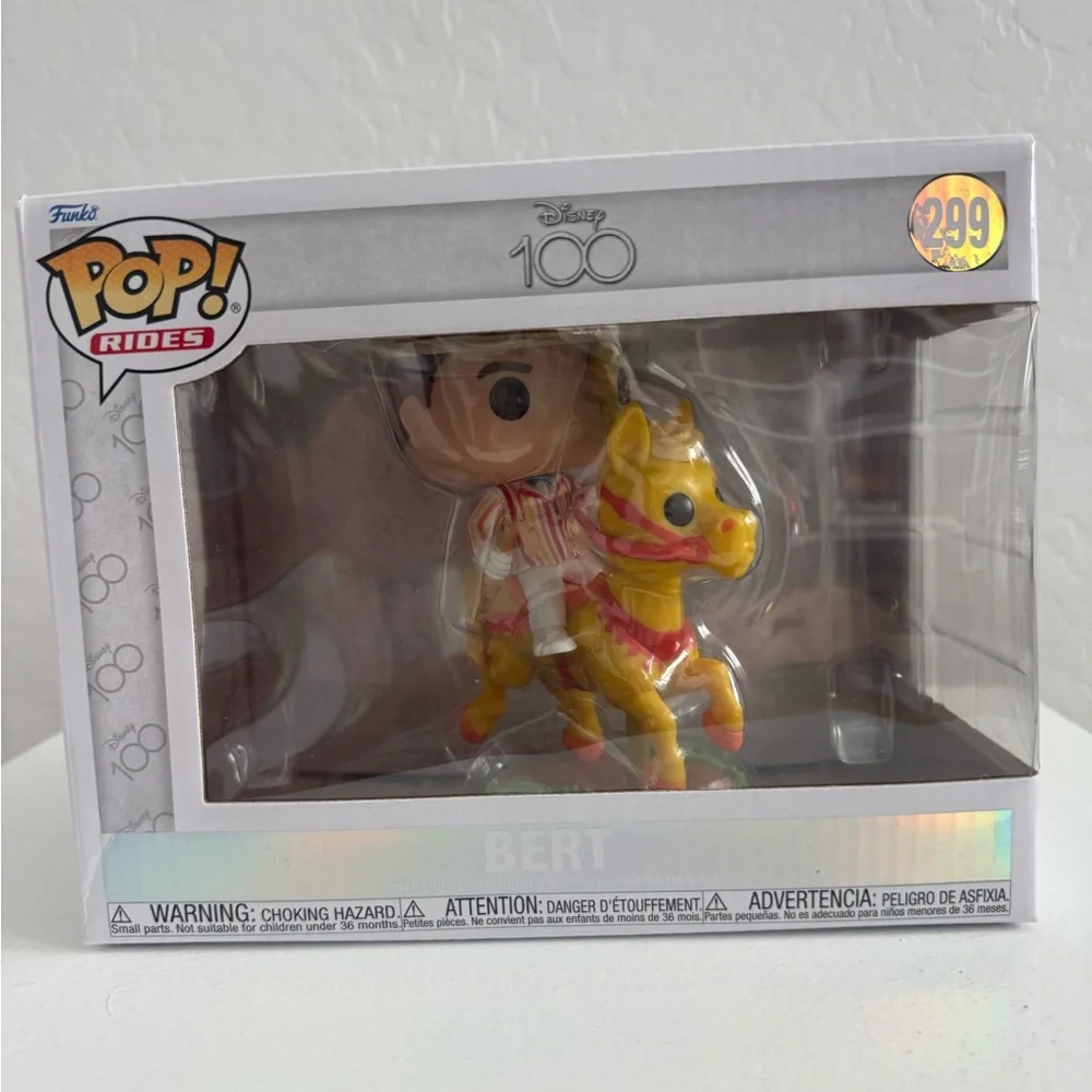 Funko Pop! Rides Disney 100 Bert on Carousel Horse - Yellow